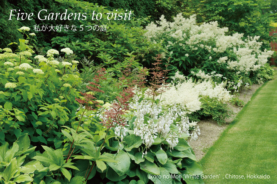 Five Garden to Visit - 私の大好きな5つの庭 - イコロの森のホワイトボーダー
